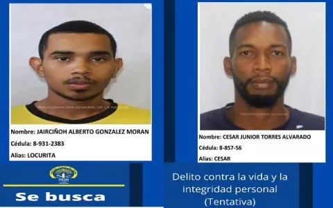 Buscan a 'Locurita' y César por ataque armado en Betania contra cuatro personas
