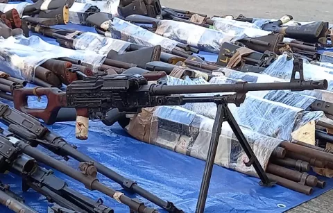 Más de 15 mil armas de fuego fueron destruidas por la Policía Nacional en casi dos años