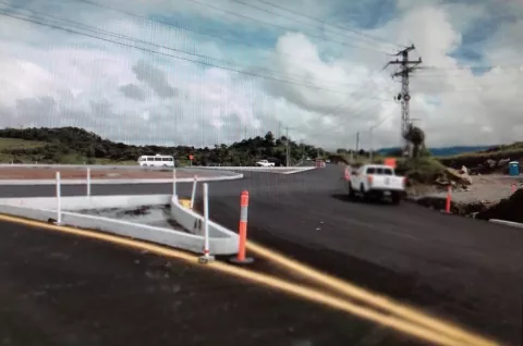 Carretera Concepción a Cuesta de Piedra en Volcán registra más del 70 % de avance