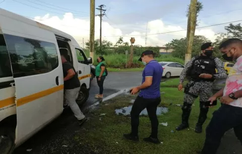 Más de 50 infractores de la bioseguridad son llevados a Casas de Justicia y Paz en Colón