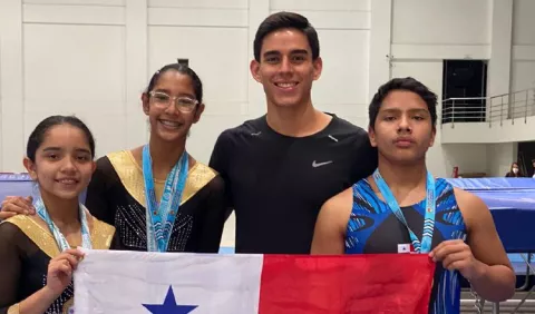 Panamá y la gimnasia de trampolín  debutan por todo lo alto en Bolivia