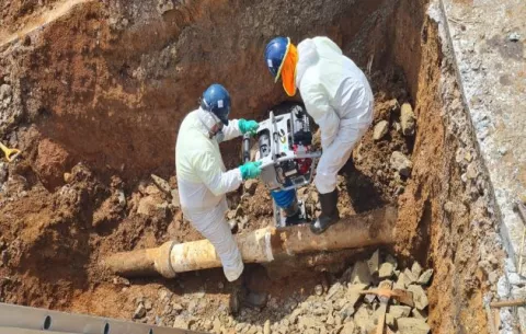 Reparan las obstrucciones sanitarias en Loma de Mastranto de La Chorrera