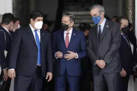 Presidentes de Panamá, Costa Rica y República Dominicana se reúnen por segunda vez