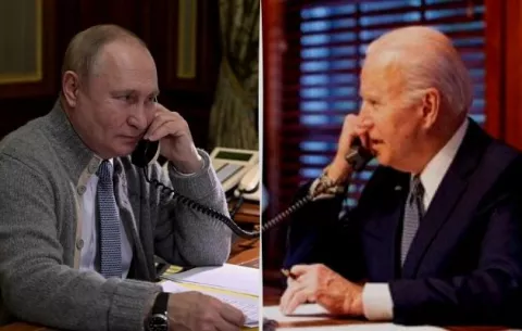 Fuertes advertencias hizo Vladímir Putin a Joe Biden en una llamada telefónica