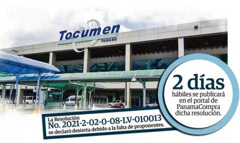 Tocumen S.A. con licitación desierta; el Metro sigue los pasos