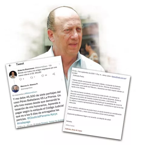 Perito reclama a Roberto Eisenmann pago de deuda