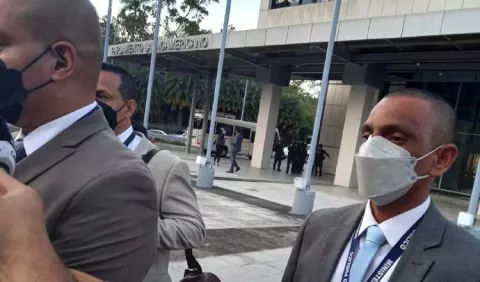 Fiscal Gilberto Arona, activo en la audiencia  del caso  New  Business