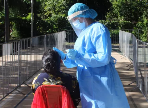 No descartan más puestos de hisopados en Veraguas, ante incremento de la covid-19