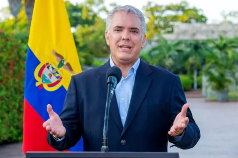 Presidente Iván Duque: 'Colombia tiene que prepararse para ver 30,000 o 40,000 casos diarios de covid-19'