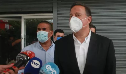 Permiso de salida del país de Juan Carlos  Varela, en manos de la juez Baloisa Marquínez