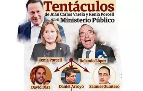 Estructura creada por Juan Carlos Varela y Kenia Porcell sigue activa en el Ministerio Público