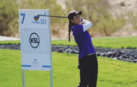 Panameña Laura Restrepo escala posiciones en el Gainbridge LPGA, tras la tercera ronda