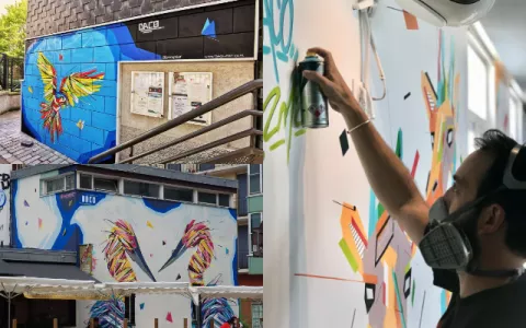 Daco, artista francés, junto a niños de Río Abajo y Parque Lefevre realizarán una intervención artística