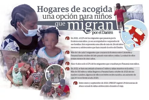Hogares acogentes, opción de vida para niños migrantes
