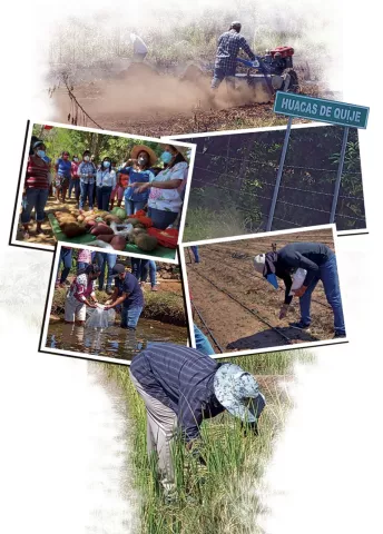 Huacas de Quije: Pasando de la subsistencia a comercializar sus siembras