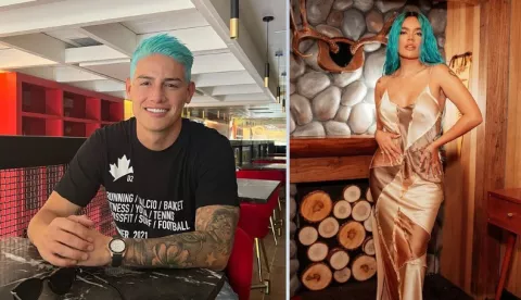 James Rodríguez sobre rumores de un romance con Karol G: 'Estoy soltero'