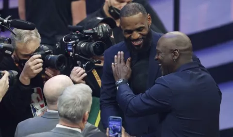 LeBron James se inspiró en Michael Jordan como jugador de baloncesto