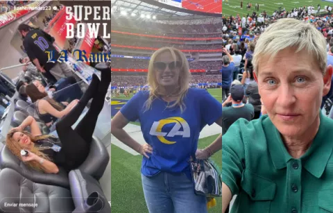 Liza Hernández y otros famosos que asistieron al Super Bowl