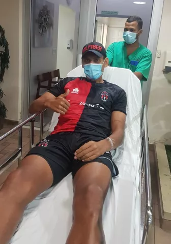 Valentín Pimentel del Sporting San Miguelito pasará por el quirófano