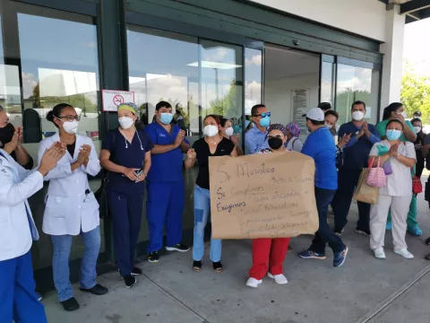 Personal del hospital Luis 'Chicho' Fábrega denuncia que no hay insumos y exigen el pago de dineros atrasados