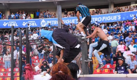 Más aficionados detenidos en Querétaro por la violencia en el estadio