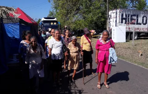 En el primer domingo de Cuaresma peregrinos en Atalaya piden por el fin de la pandemia 