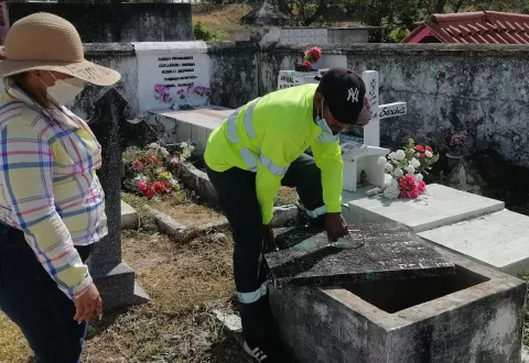 Serán exhumados y trasladados restos de cadáveres en cementerio municipal de Bejuco  