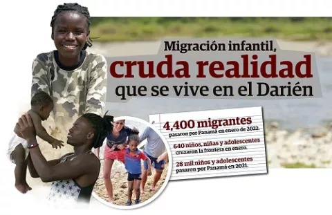 Niños que dejan su infancia en medio de la migración