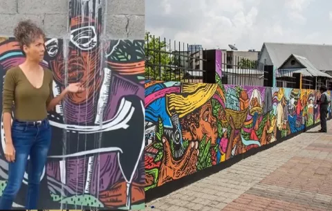 ¿Qué sucede con los murales del Museo Afroantillano pintados por Martanoemí Noriega?