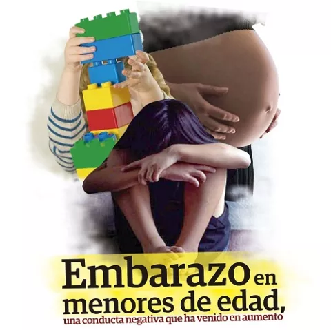¡Preocupante! Unas 851 niñas menores de 14 años de edad se han convertido en madres