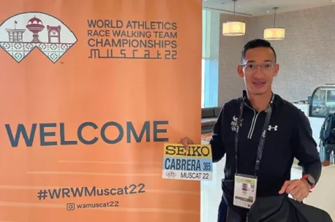 Yassir Cabrera busca sumar puntos para el ranking en el Mundial  de Marcha Atlética