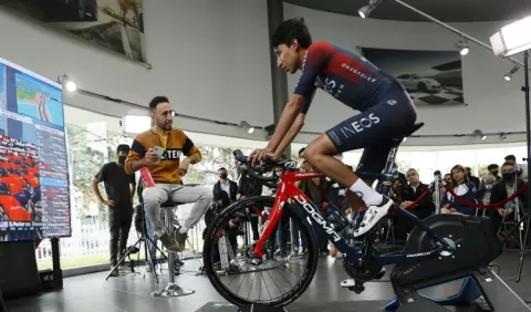 Egan Bernal vuelve a subir una bicicleta y  sueña con competir en el 2022 