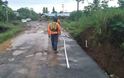 Fuertes lluvias en La Chorrera dejan varias casas afectadas y deslizamientos de tierra