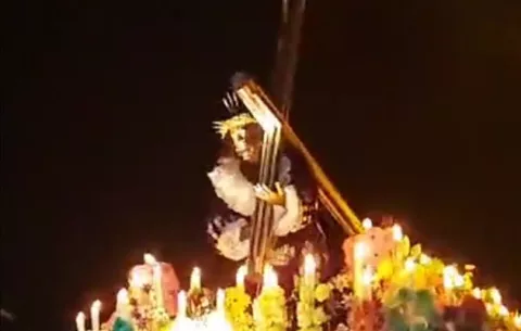 Colonenses inician la celebración de la Semana Mayor en Portobelo con la procesión del Cristo Negro