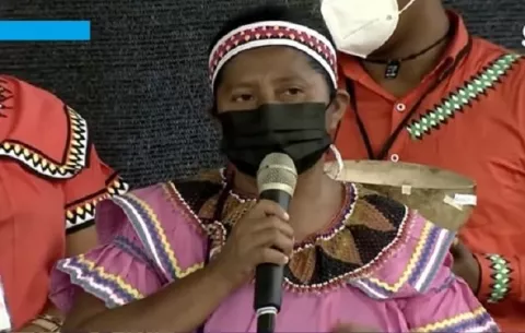 Cacica Elena Cruz Guerra: 'Quiero que se cumpla el trabajo que hizo mi padre'