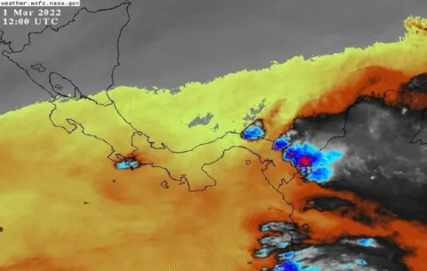 Sinaproc advierte sobre lluvias con tormentas en el territorio panameño