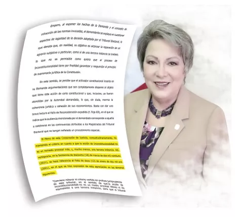 Magistrada María Eugenia  López se contradice al admitir demanda de inconstitucionalidad