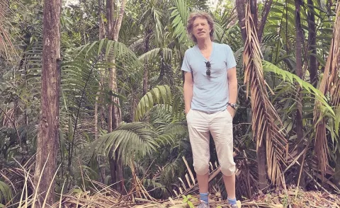 Mick Jagger disfrutó de varios rincones de Panamá