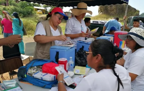 Cinco áreas de Arraiján registran una baja cobertura en el esquema de vacunación