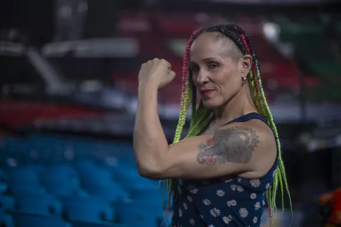 Panameña Dalys rompe estereotipos en la lucha libre de México