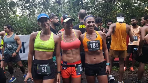 Edwin Rodríguez y Egris Arias ganan los 15 kilómetros de Circuito Trail
