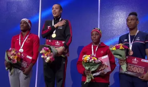 Atheyna Bylon,  sentimientos encontrados por medalla en Mundial de Boxeo Femenino de Élite