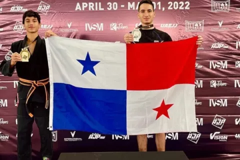  Panameños Carlos y Jorge Calviño ganan oro y plata en jiu jitsu en Colombia