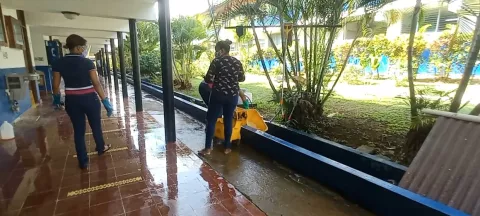 Se reinician clases en colegio de Pesé, luego de brote de la covid-19