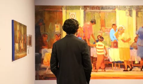 Exposición 'Nunca me fui' de George Scribner en el Museo del Canal