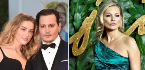 Kate Moss dijo que Johnny Depp nunca la empujó por las escaleras durante su relación