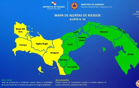 Por Alerta Amarilla suspenden el acceso a las áreas protegidas de Chiriquí 