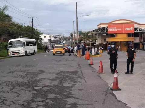 Dirigentes de Cotradin aseguran que un 95% del transporte apoyó el paro en Chiriquí 