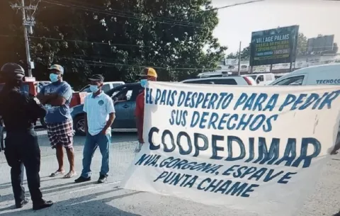Pescadores de Chame, La Chorrera y San Carlos cierran vías por el alto costo del combustible