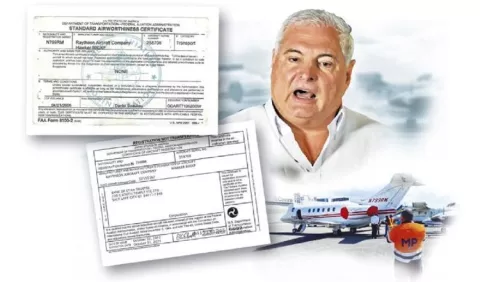 Guatemala viola los derechos de Ricardo Martinelli al no devolverle su avión